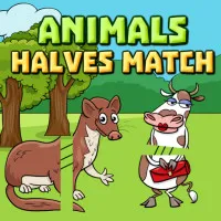 Play Animals Halves Match now!