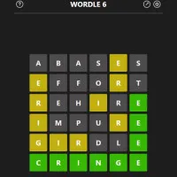 Play Wordle 6 now!