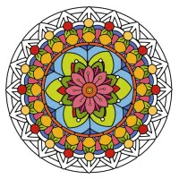 Play Mandala Coloring Book now!