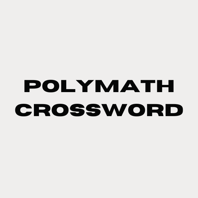 Polymath Crossword