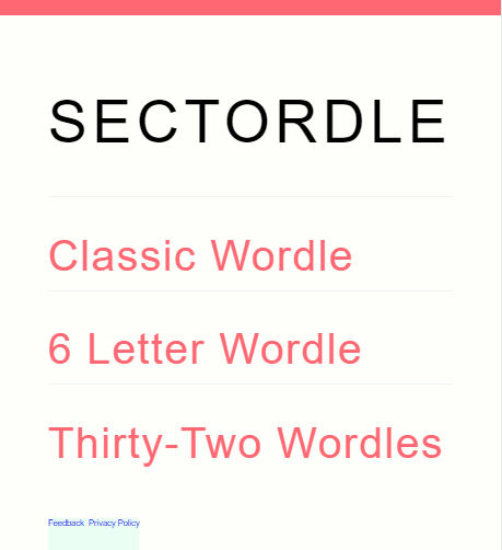 Sectordle