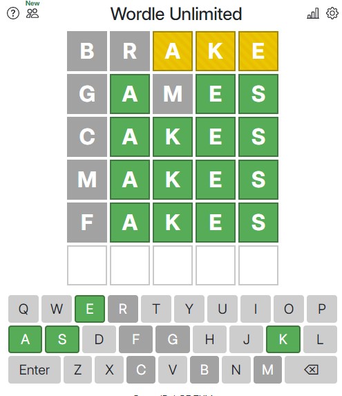 Unlimited Wordle Wordle Unlimited Play Online On SilverGames 